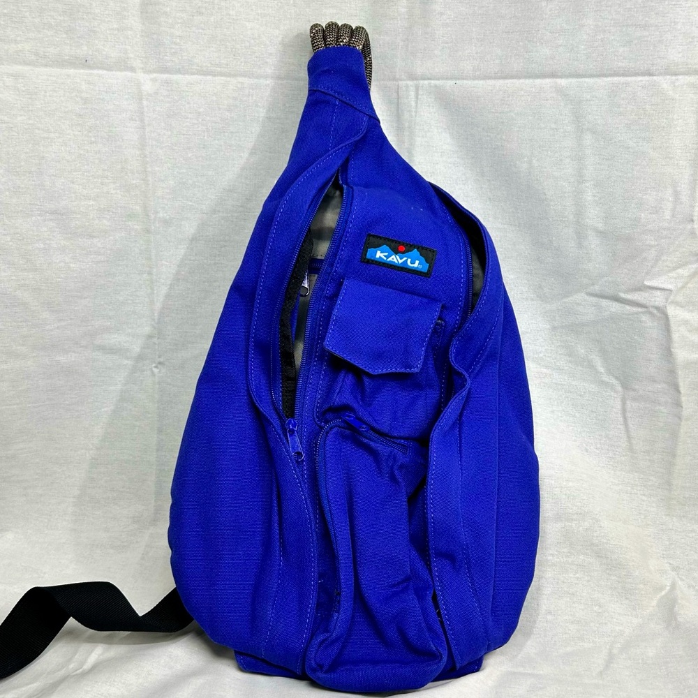 Kavu Royal Blue Rope Sling Bag NWT